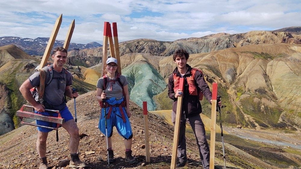 Grænihryggur sjálfboðaliðar