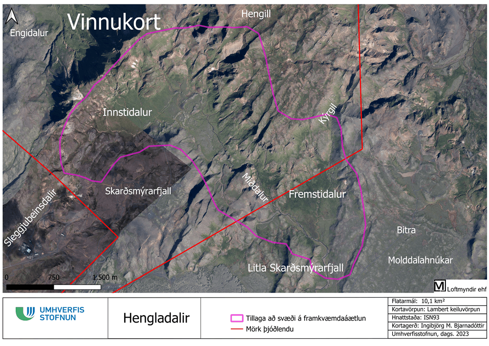 Hengladalir kort